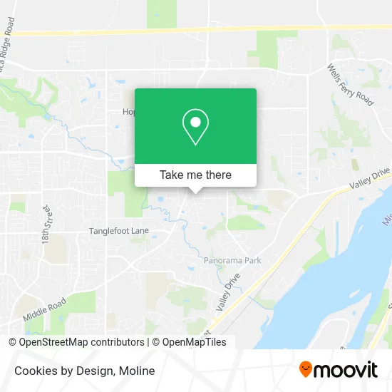 Cookies by Design map