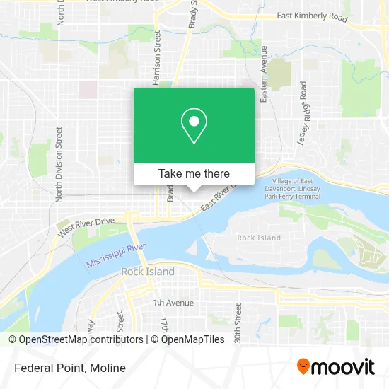Federal Point map