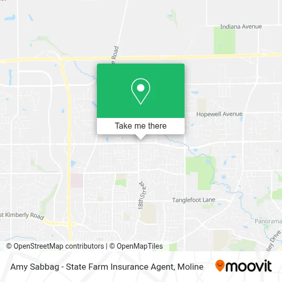 Amy Sabbag - State Farm Insurance Agent map