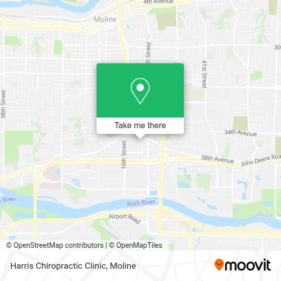 Harris Chiropractic Clinic map