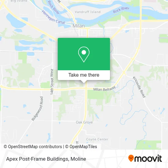 Apex Post-Frame Buildings map