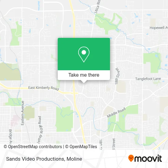 Sands Video Productions map