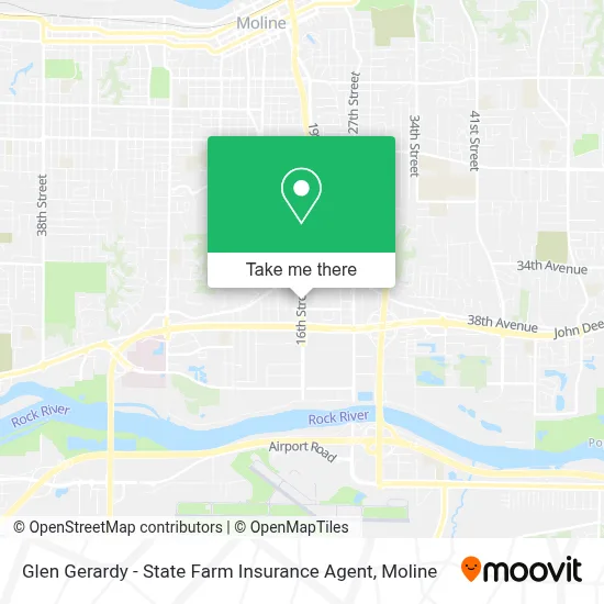 Glen Gerardy - State Farm Insurance Agent map