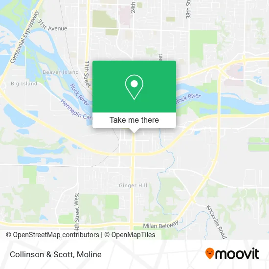 Collinson & Scott map