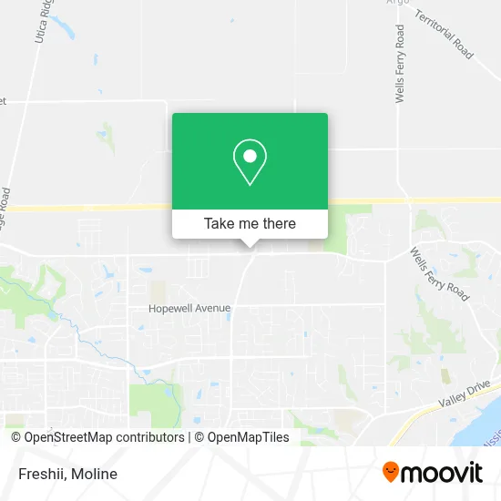 Freshii map