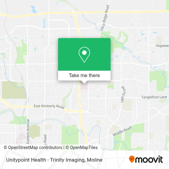 Unitypoint Health - Trinity Imaging map