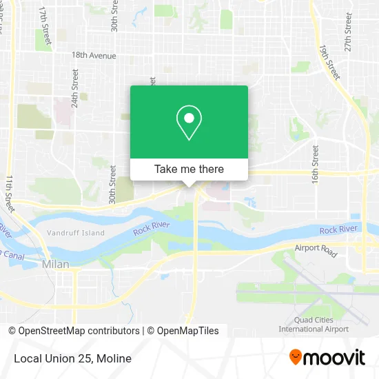 Local Union 25 map
