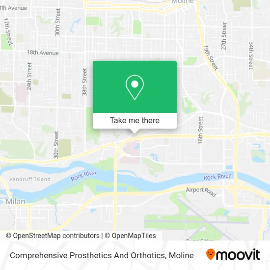 Comprehensive Prosthetics And Orthotics map