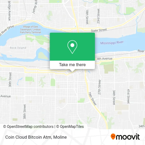 Coin Cloud Bitcoin Atm map