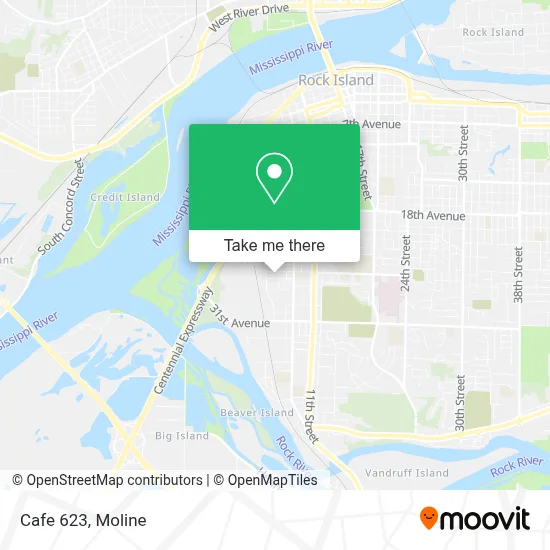 Cafe 623 map