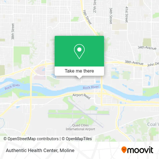Authentic Health Center map