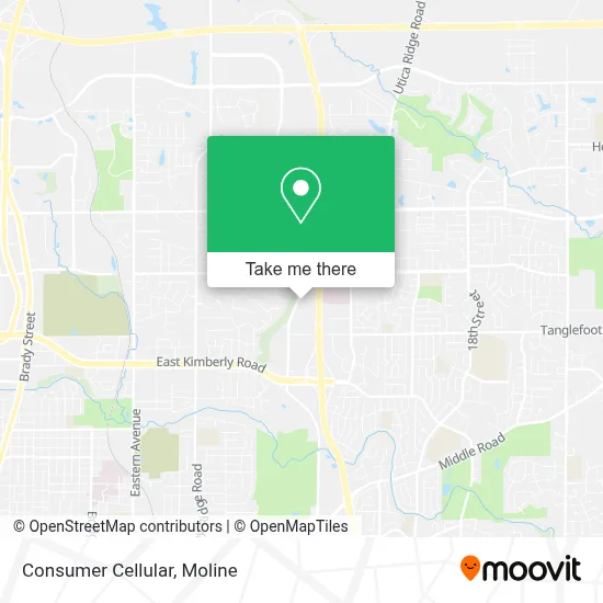 Consumer Cellular map