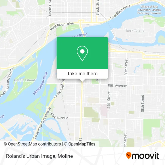 Roland's Urban Image map