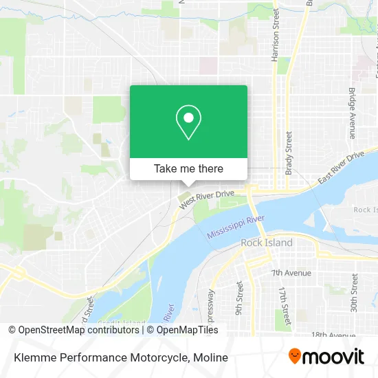 Klemme Performance Motorcycle map