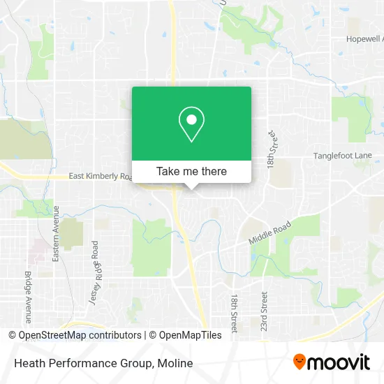 Heath Performance Group map