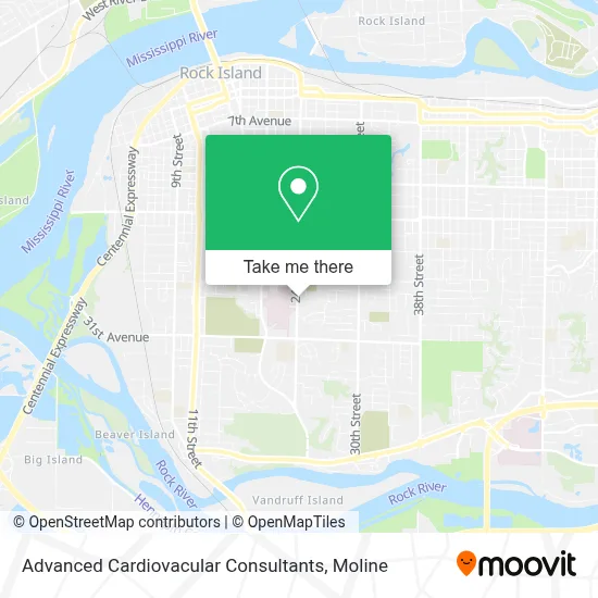 Advanced Cardiovacular Consultants map
