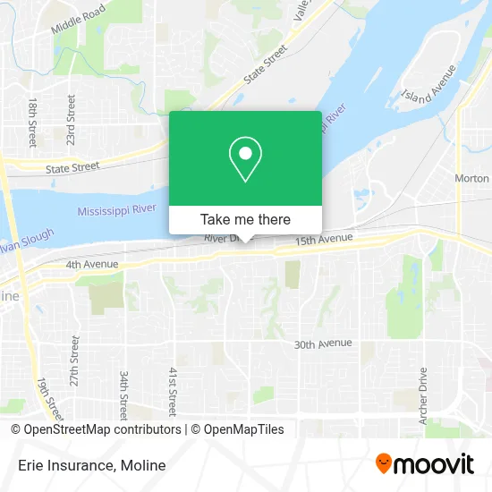Erie Insurance map