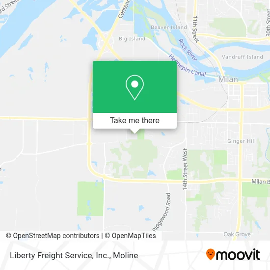 Liberty Freight Service, Inc. map