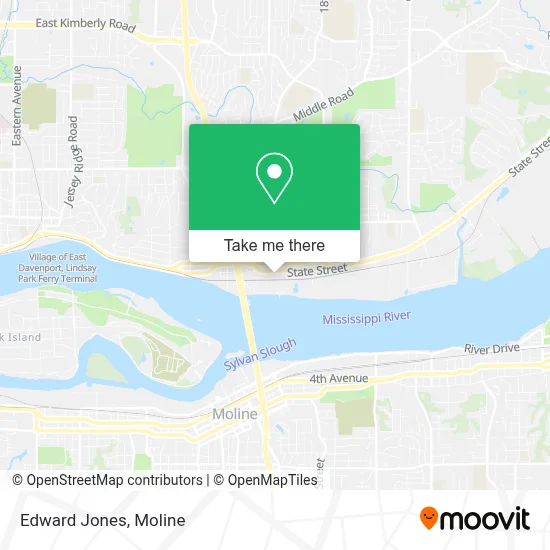 Edward Jones map