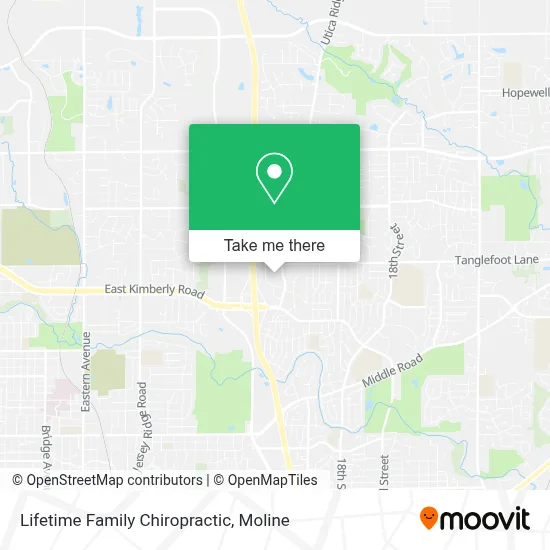 Lifetime Family Chiropractic map