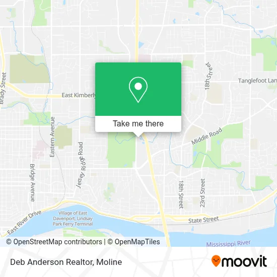 Deb Anderson Realtor map