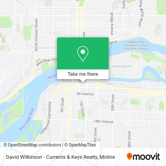 David Wilkinson - Currents & Keys Realty map
