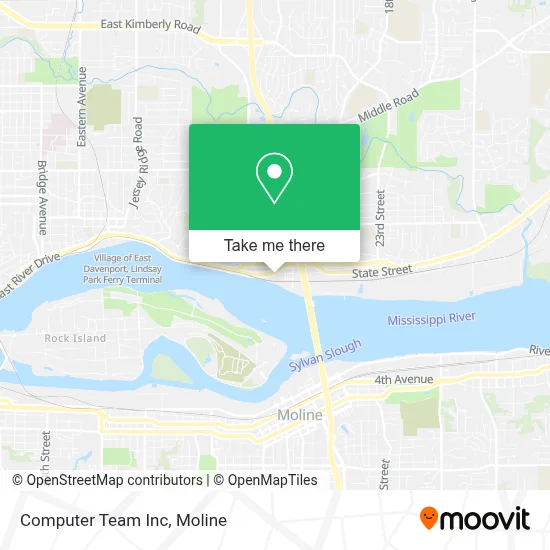 Computer Team Inc map