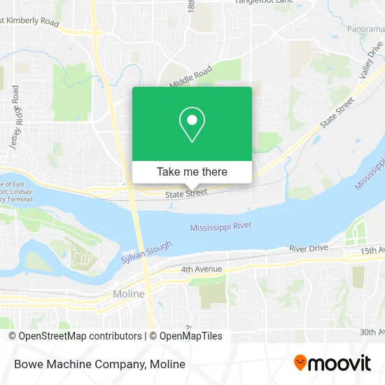 Bowe Machine Company map