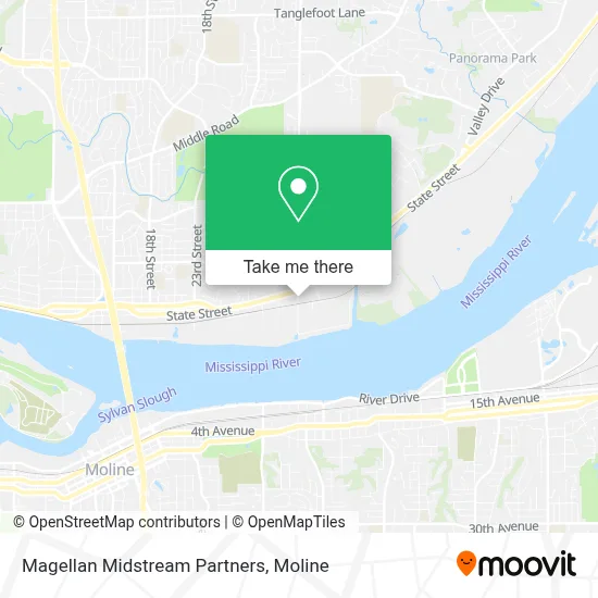 Magellan Midstream Partners map
