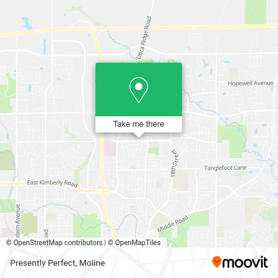 Presently Perfect map