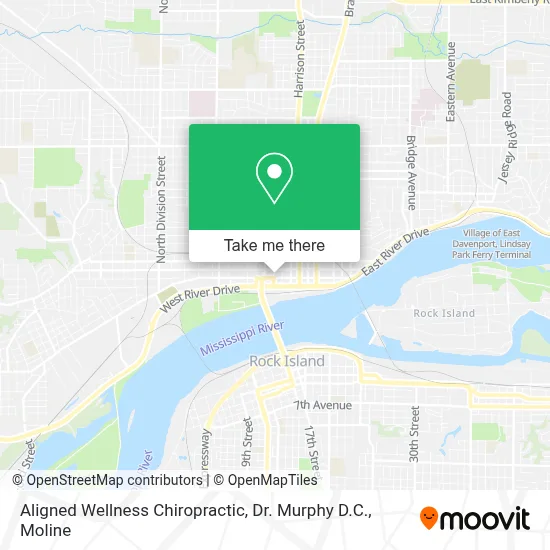 Aligned Wellness Chiropractic, Dr. Murphy D.C. map