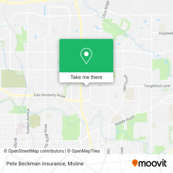Pete Beckman Insurance map