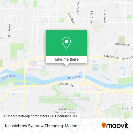 Klassicbrow Eyebrow Threading map