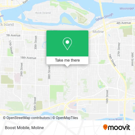 Boost Mobile map