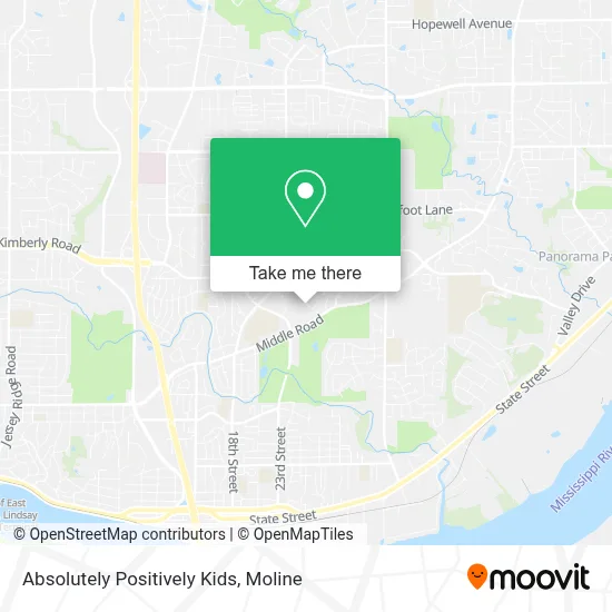 Absolutely Positively Kids map