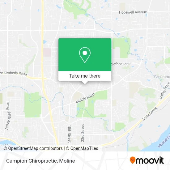 Campion Chiropractic map
