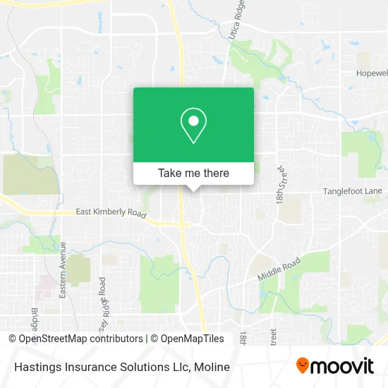 Hastings Insurance Solutions Llc map