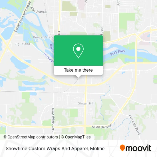 Showtime Custom Wraps And Apparel map