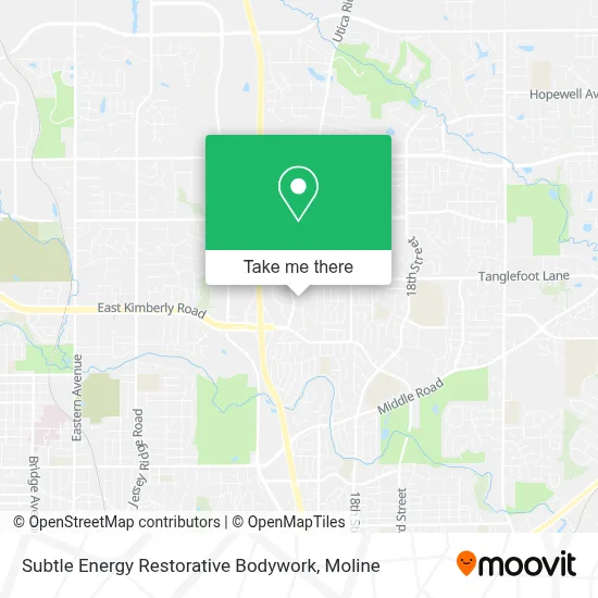Subtle Energy Restorative Bodywork map