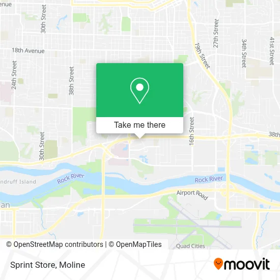 Sprint Store map