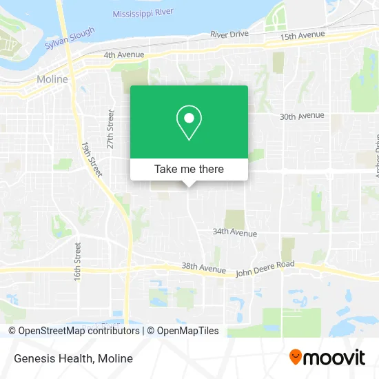 Genesis Health map