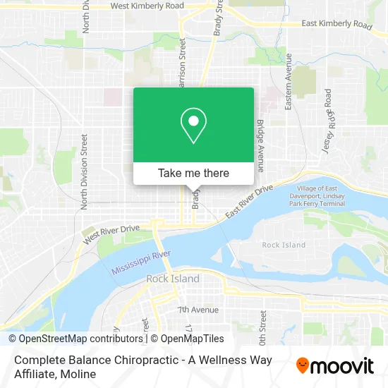 Complete Balance Chiropractic - A Wellness Way Affiliate map