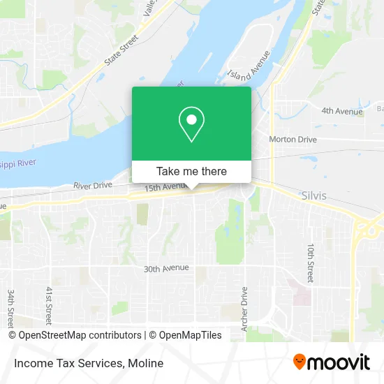 Income Tax Services map
