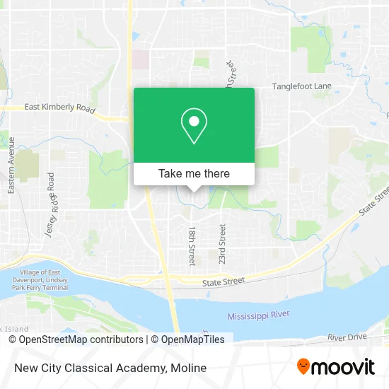 New City Classical Academy map
