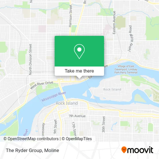 The Ryder Group map