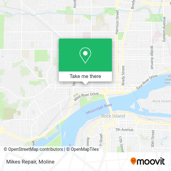 Mikes Repair map
