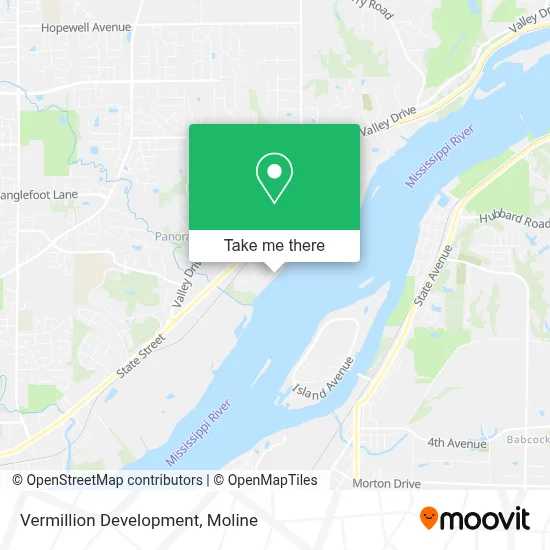 Vermillion Development map