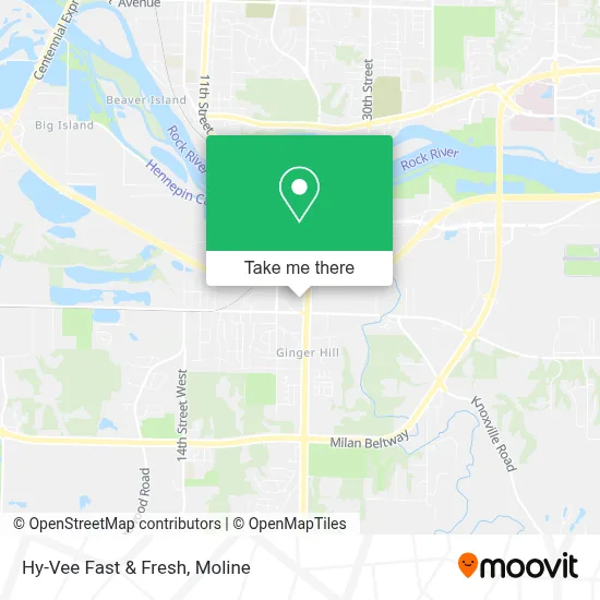 Hy-Vee Fast & Fresh map