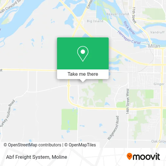 Abf Freight System map