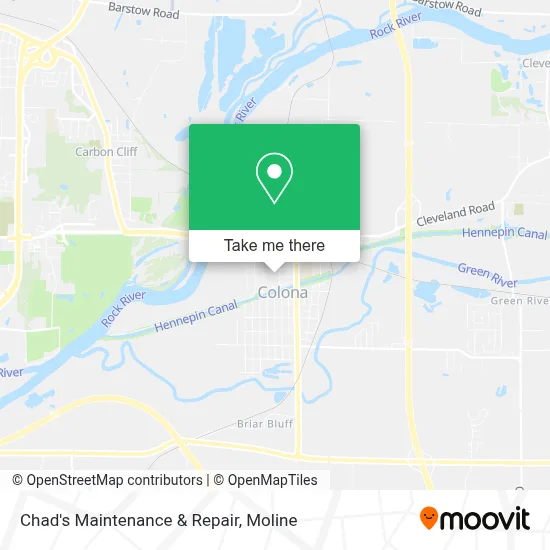 Chad's Maintenance & Repair map